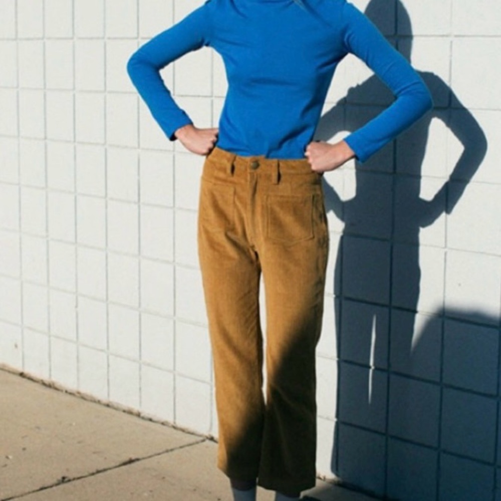 No. 6 Store High Waisted Corduroy Pants Size 2